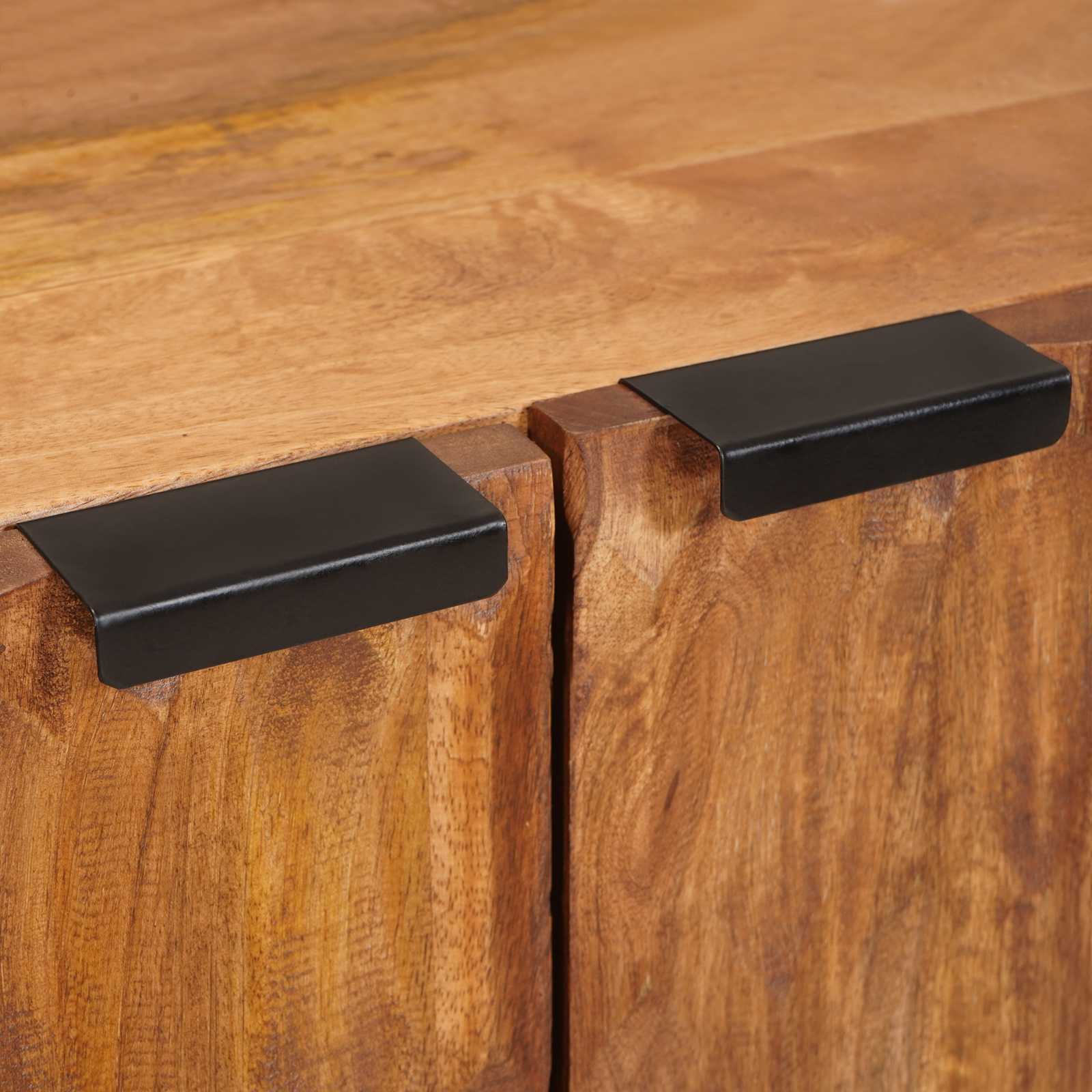 Dressoir met opslag Acacia Bruine Afwerking 60 x 33 x 75 cm is nu te koop bij PeponiXL, paradijselijk wonen!