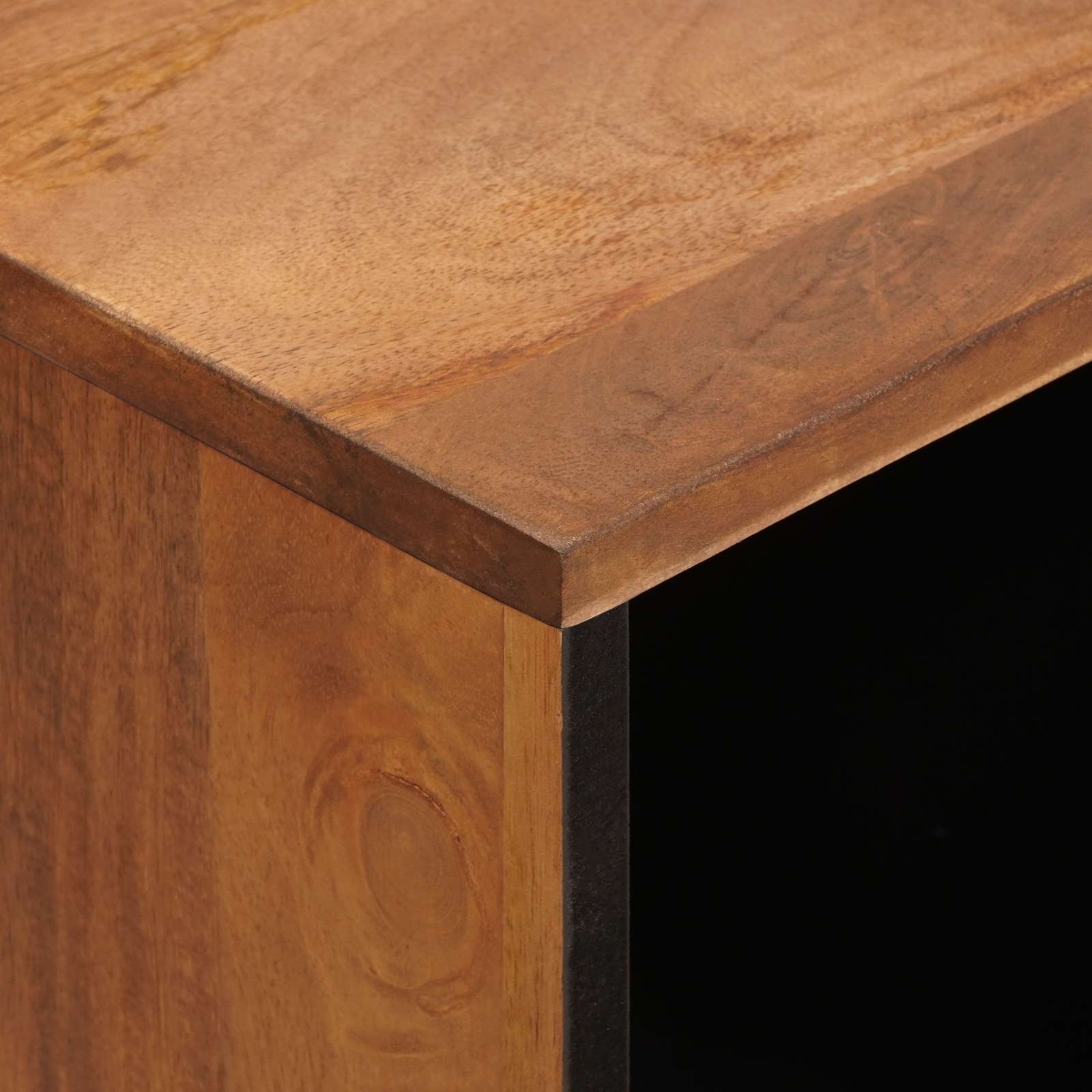 Dressoir met opslag Acacia Bruine Afwerking 80 x 33 x 75 cm is nu te koop bij PeponiXL, paradijselijk wonen!