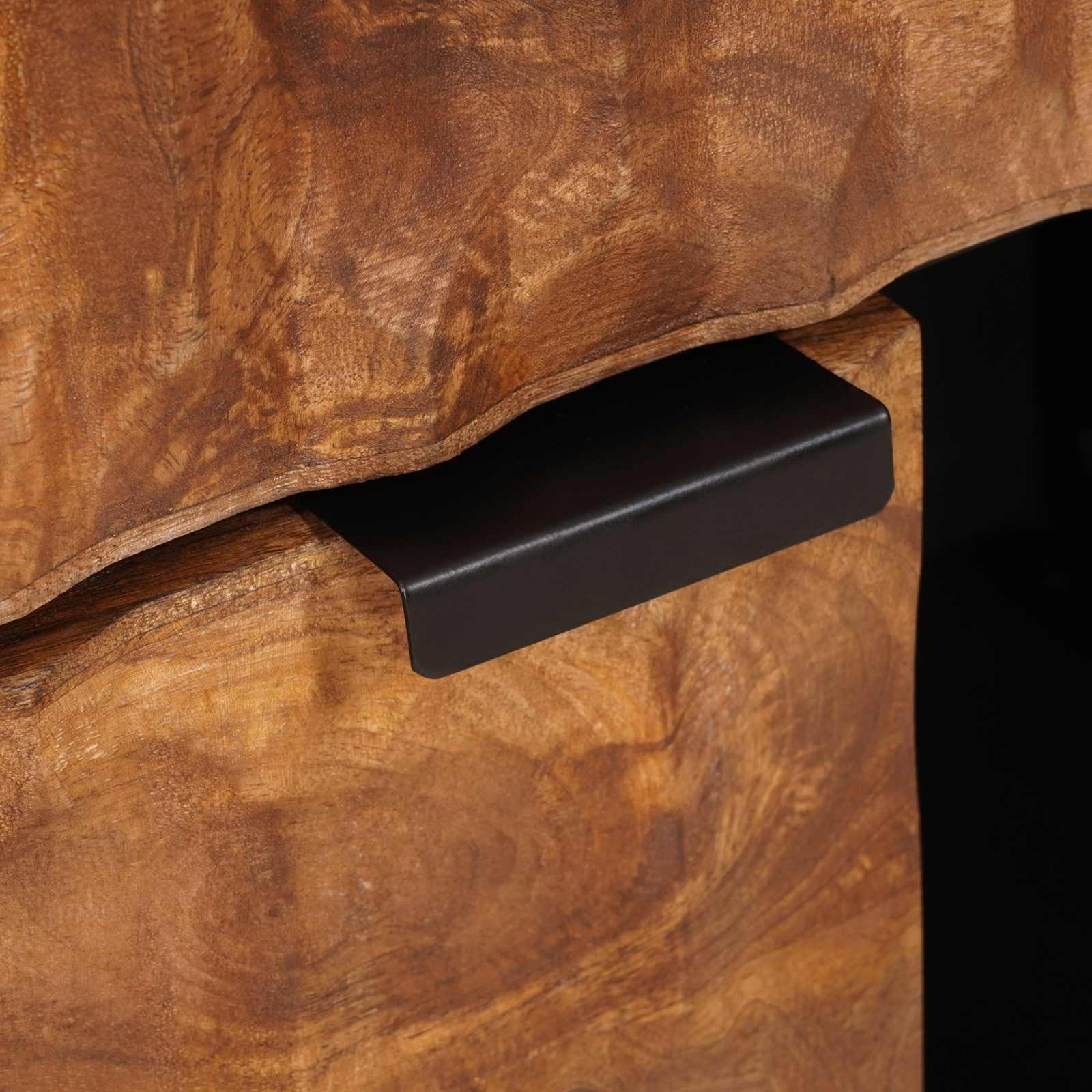 Dressoir met opslag Acacia Bruine Afwerking 80 x 33 x 75 cm is nu te koop bij PeponiXL, paradijselijk wonen!