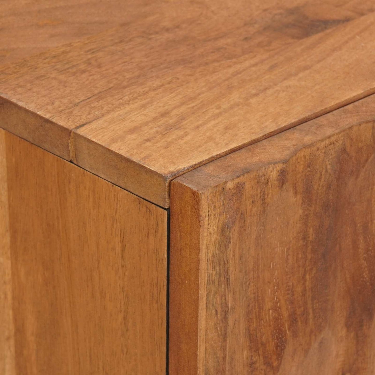 Dressoir met plank Acacia Bruine Afwerking 90 x 33 x 75 cm is nu te koop bij PeponiXL, paradijselijk wonen!