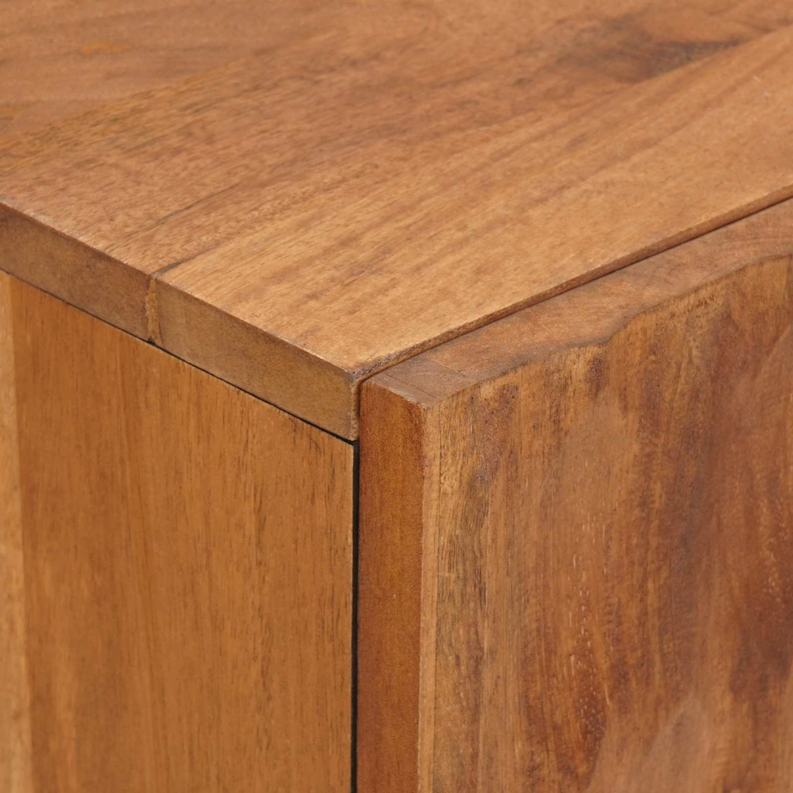 Dressoir met plank Acacia Bruine Afwerking 90 x 33 x 75 cm is nu te koop bij PeponiXL, paradijselijk wonen!