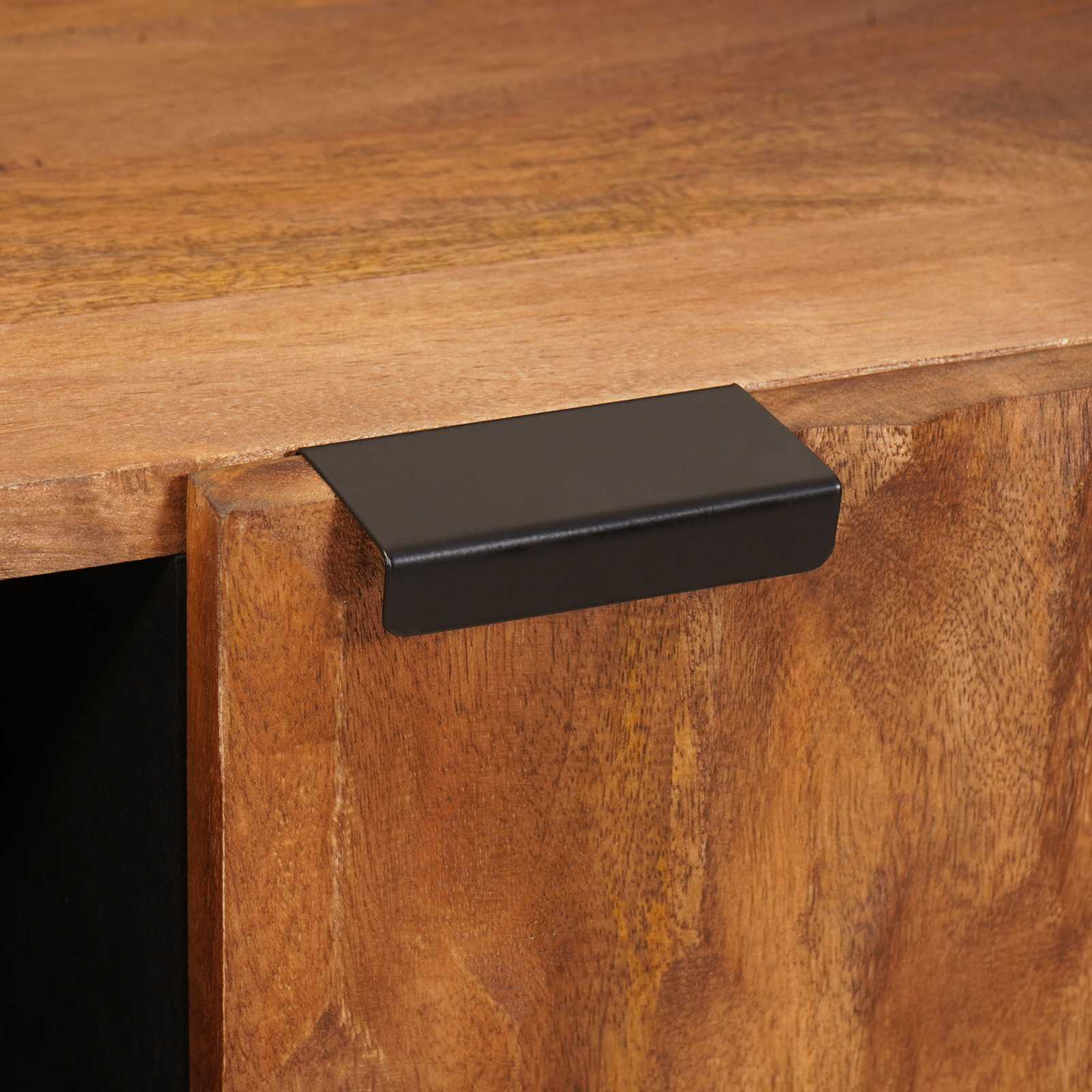 Dressoir met plank Acacia Bruine Afwerking 90 x 33 x 75 cm is nu te koop bij PeponiXL, paradijselijk wonen!