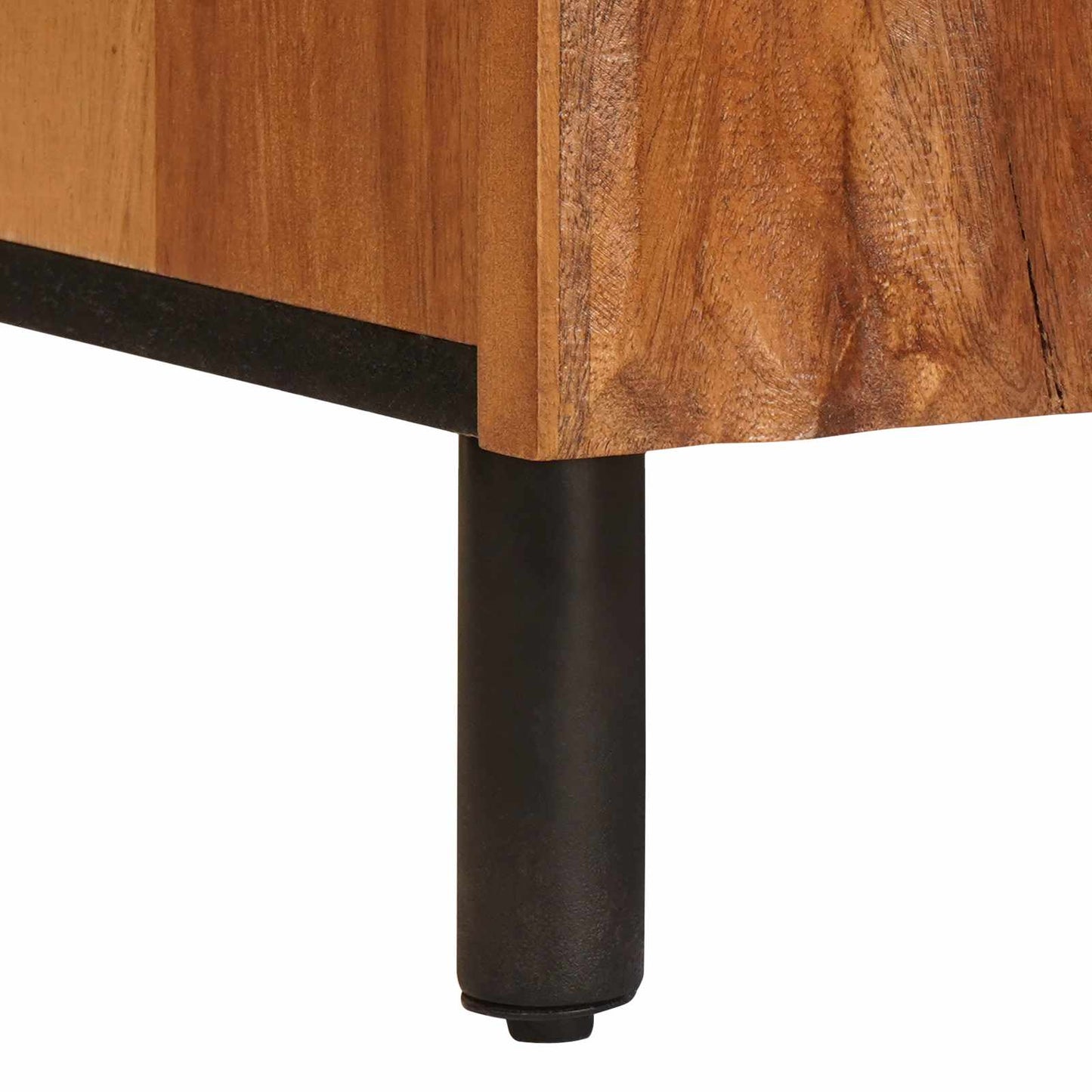 Dressoir met plank Acacia Bruine Afwerking 90 x 33 x 75 cm is nu te koop bij PeponiXL, paradijselijk wonen!