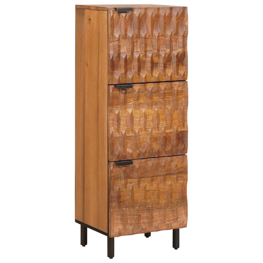 Hoge kast met opslag Acacia Bruine Afwerking 40 x 33 x 110 cm is nu te koop bij PeponiXL, paradijselijk wonen!