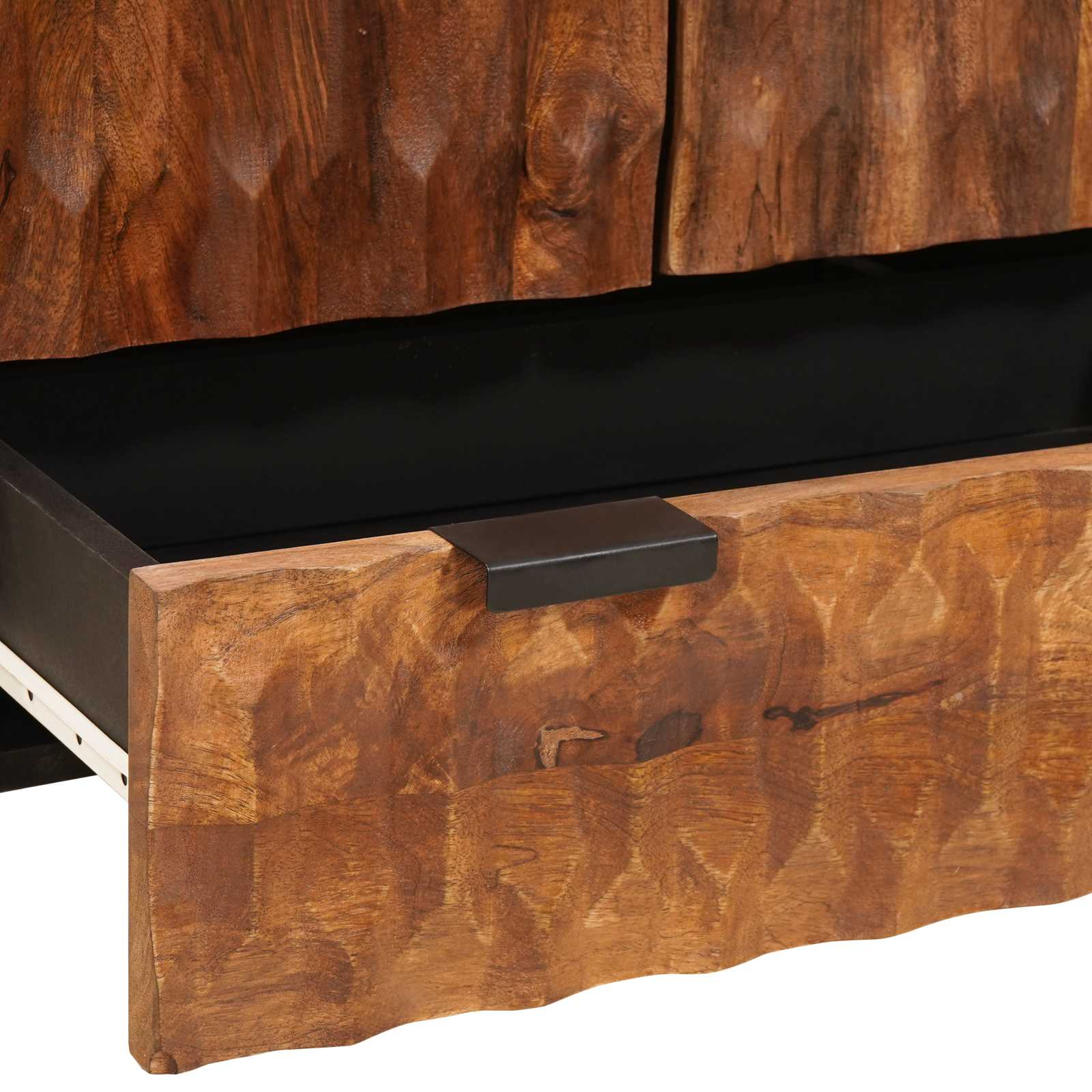 Hoge kast met lade Acacia Bruine Afwerking 60 x 33 x 100 cm is nu te koop bij PeponiXL, paradijselijk wonen!