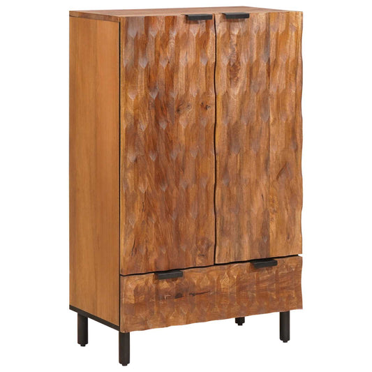 Hoge kast met lade Acacia Bruine Afwerking 60 x 33 x 100 cm is nu te koop bij PeponiXL, paradijselijk wonen!