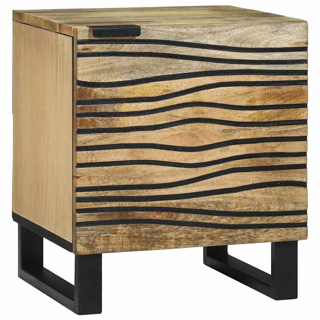 Nachtkastje 2 pcs Bruin 40 x 33 x 46 cm Massief acaciahout is nu te koop bij PeponiXL, paradijselijk wonen!