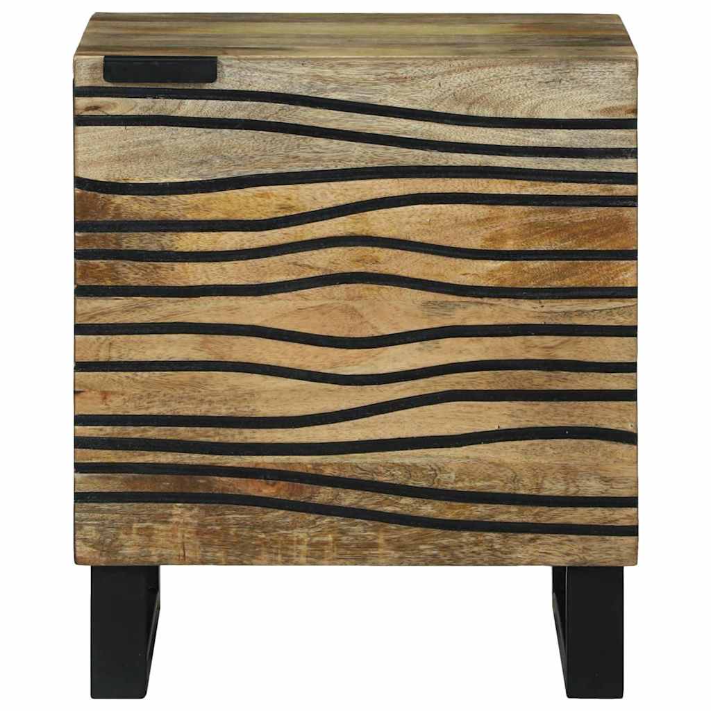 Nachtkastje 2 pcs Bruin 40 x 33 x 46 cm Massief acaciahout is nu te koop bij PeponiXL, paradijselijk wonen!