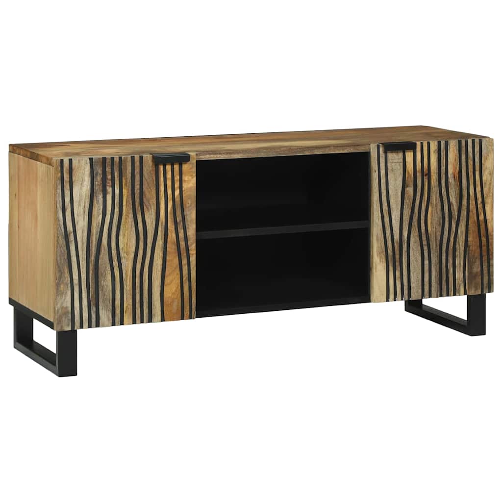 TV Eenheden Bruin 105 x 33 x 46 cm Bewerkt hout is nu te koop bij PeponiXL, paradijselijk wonen!