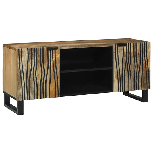 TV Eenheden Bruin 105 x 33 x 46 cm Bewerkt hout is nu te koop bij PeponiXL, paradijselijk wonen!