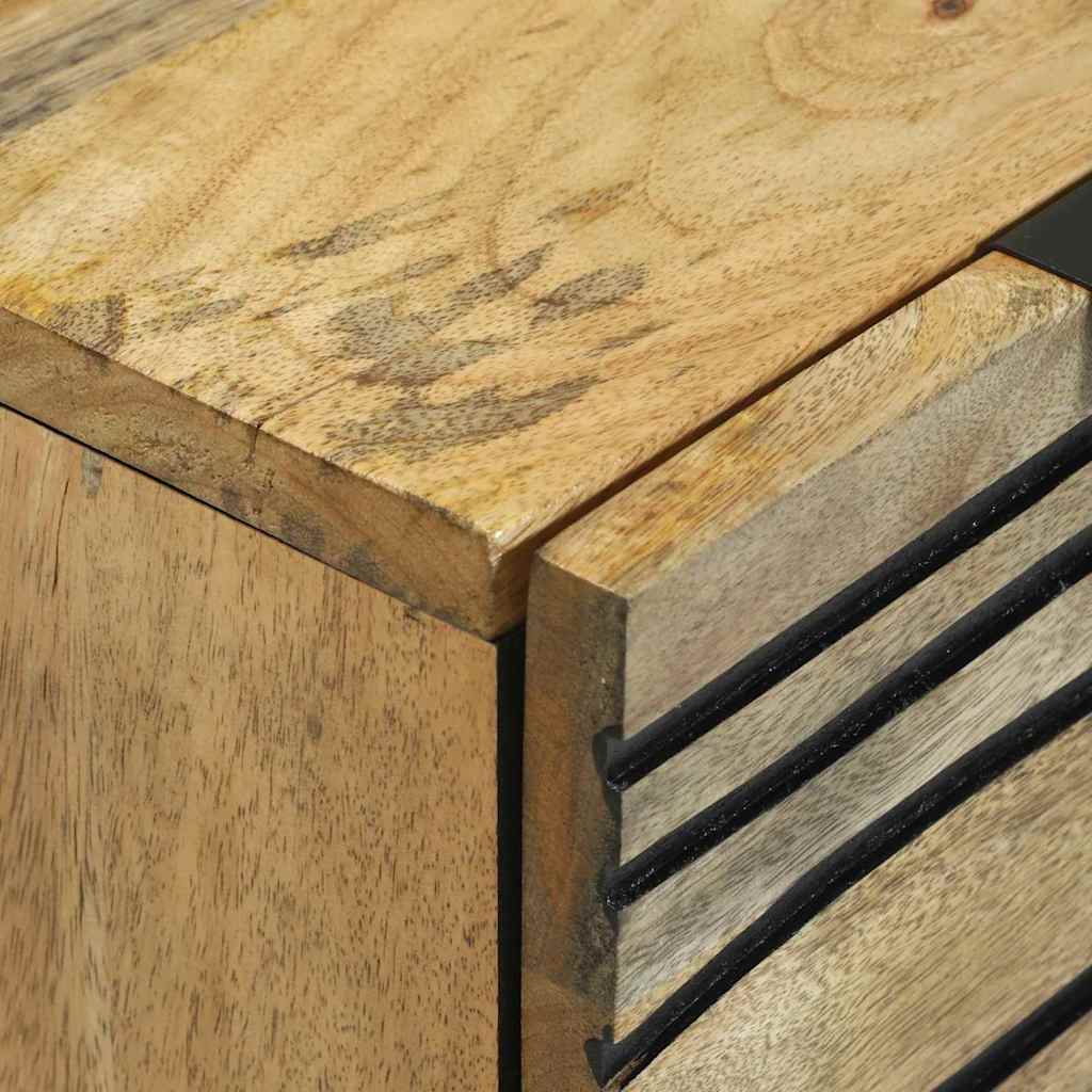 Dressoir met lade Bruin 60 x 33.5 x 75 cm Massief mangohout is nu te koop bij PeponiXL, paradijselijk wonen!