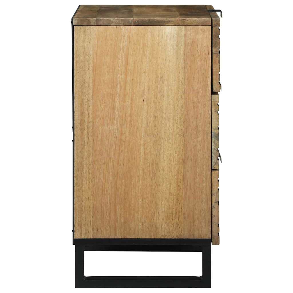 Nachtkastje met lade Bruin 50 x 33 x 62 cm Massief acaciahout is nu te koop bij PeponiXL, paradijselijk wonen!
