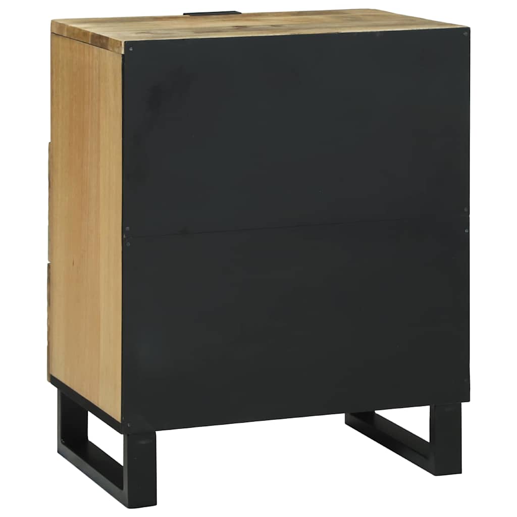 Nachtkastje met lade Bruin 50 x 33 x 62 cm Massief acaciahout is nu te koop bij PeponiXL, paradijselijk wonen!