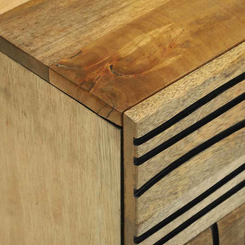 Nachtkastje met lade Bruin 50 x 33 x 60 cm Massief acaciahout is nu te koop bij PeponiXL, paradijselijk wonen!