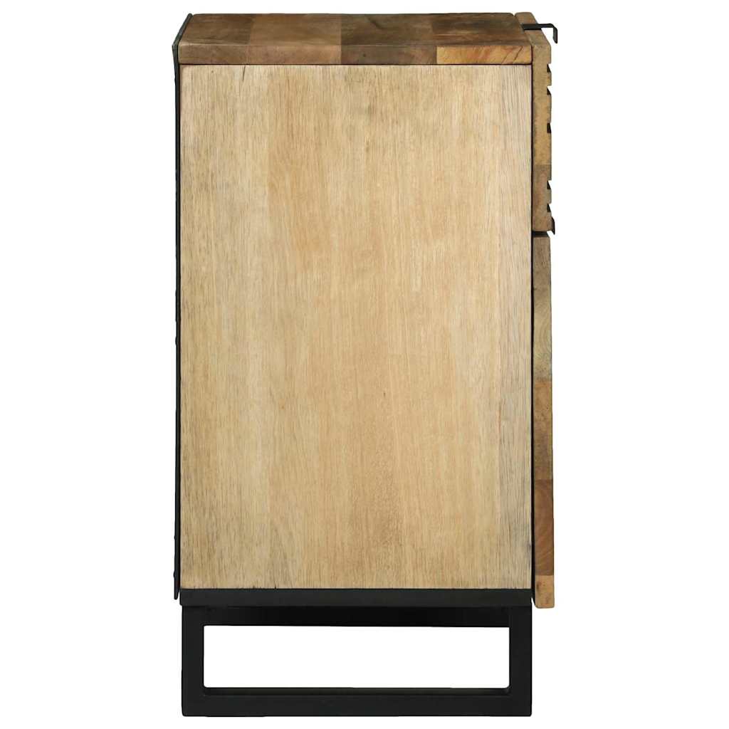 Nachtkastje met lade Bruin 50 x 33 x 60 cm Massief acaciahout is nu te koop bij PeponiXL, paradijselijk wonen!
