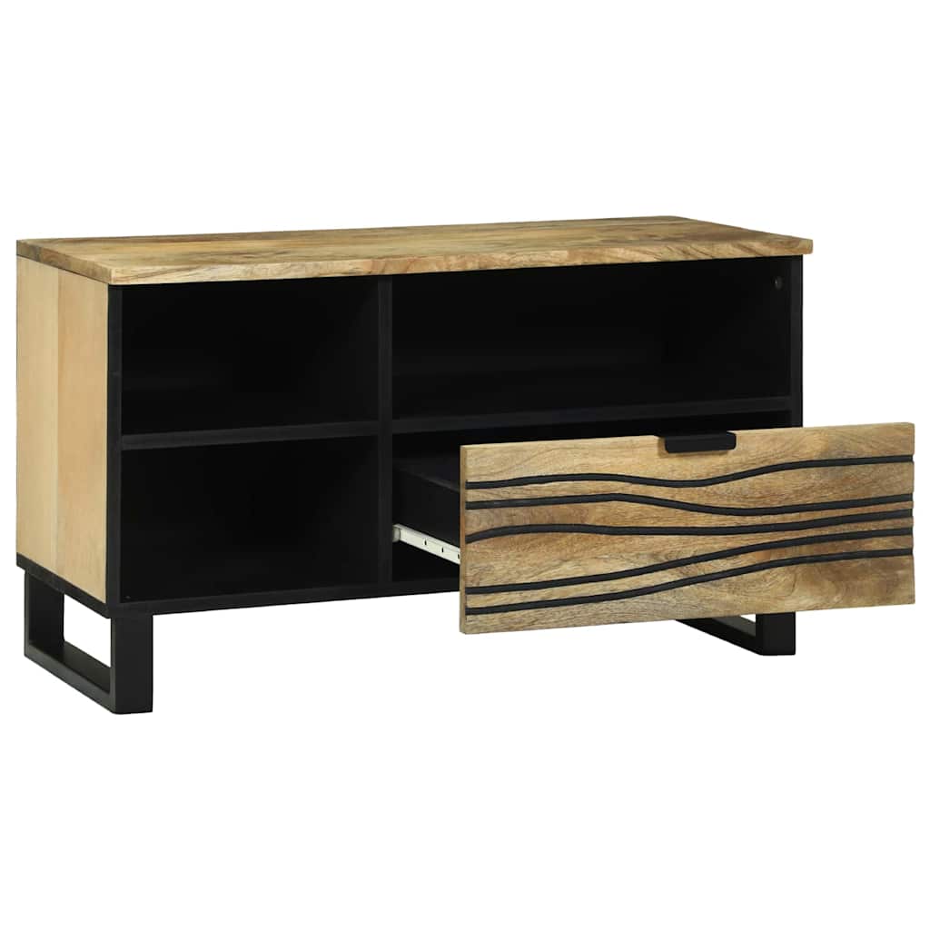 TV Eenheden met lade Bruin 80 x 33 x 46 cm Bewerkt hout is nu te koop bij PeponiXL, paradijselijk wonen!