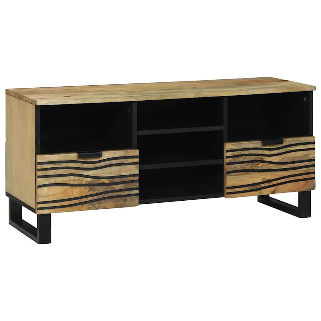 TV Eenheden met lade Bruin 100 x 33 x 46 cm Bewerkt hout is nu te koop bij PeponiXL, paradijselijk wonen!
