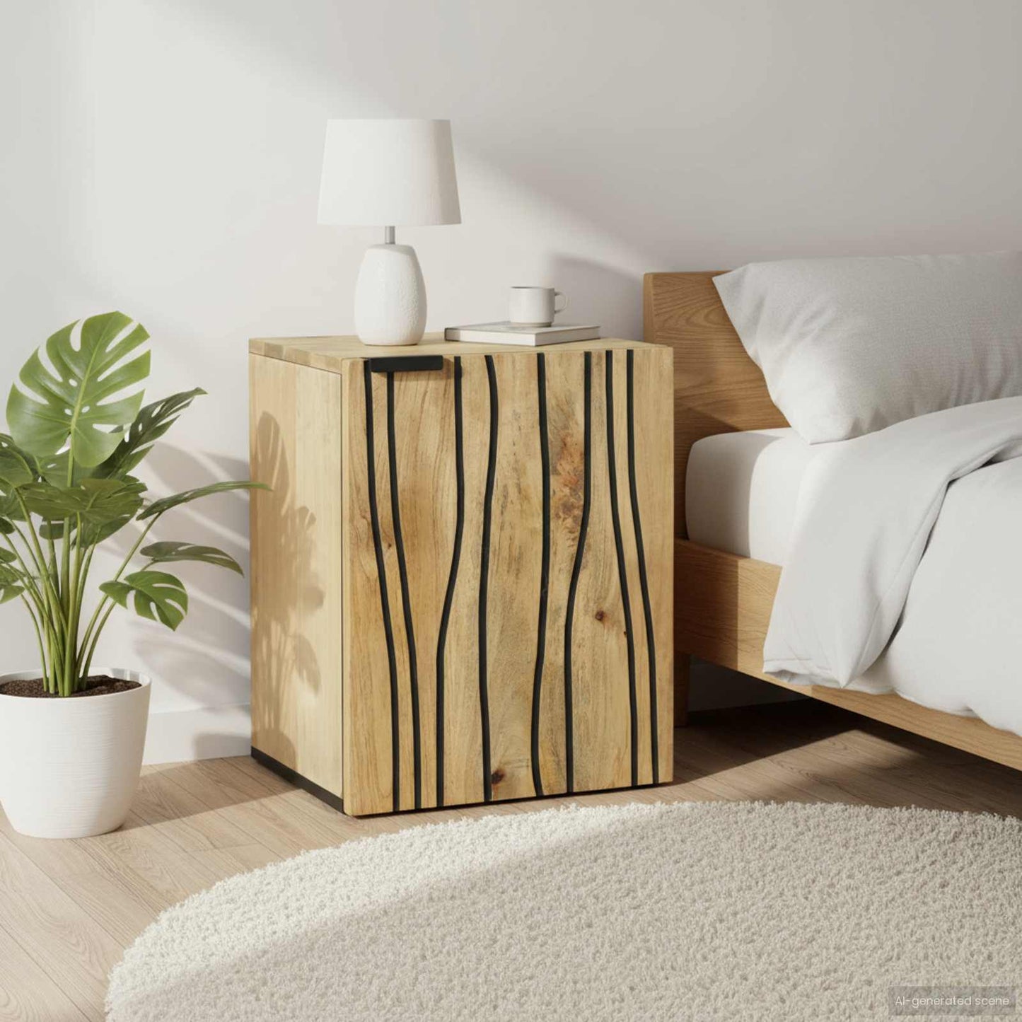 Badkamertenk te kast Bruin 38 x 33,5 x 48 cm Bewerkt hout is nu te koop bij PeponiXL, paradijselijk wonen!
