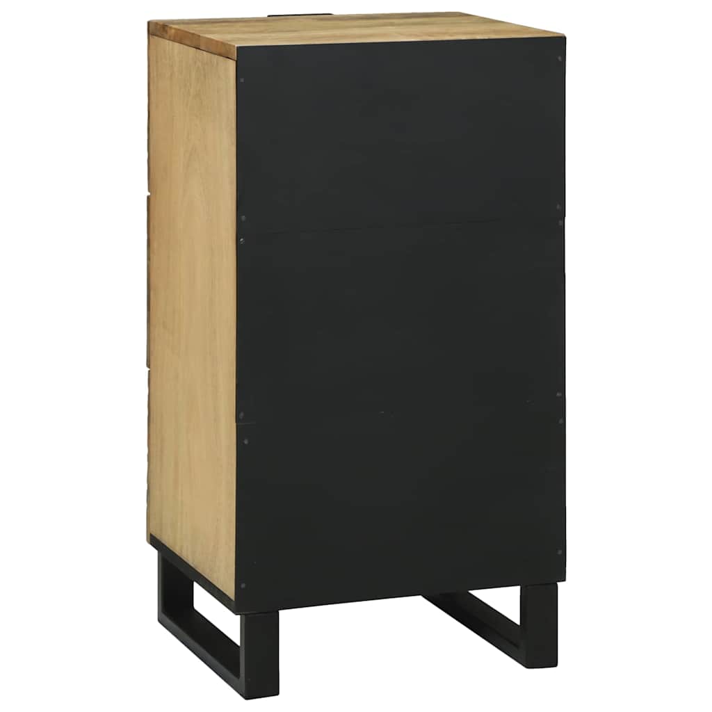 Dressoir met lade Bruin 40 x 33 x 75 cm massief mangohout is nu te koop bij PeponiXL, paradijselijk wonen!
