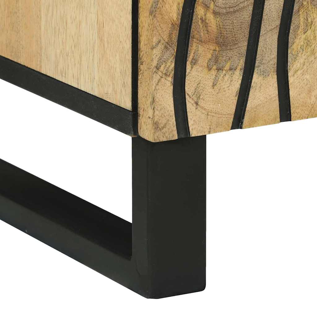 Dressoir Bruin 60 x 33 x 75 cm massief mangohout is nu te koop bij PeponiXL, paradijselijk wonen!