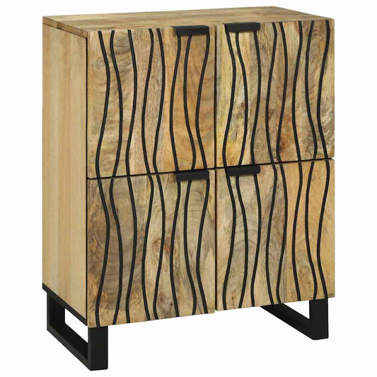 Dressoir Bruin 60 x 33 x 75 cm massief mangohout is nu te koop bij PeponiXL, paradijselijk wonen!