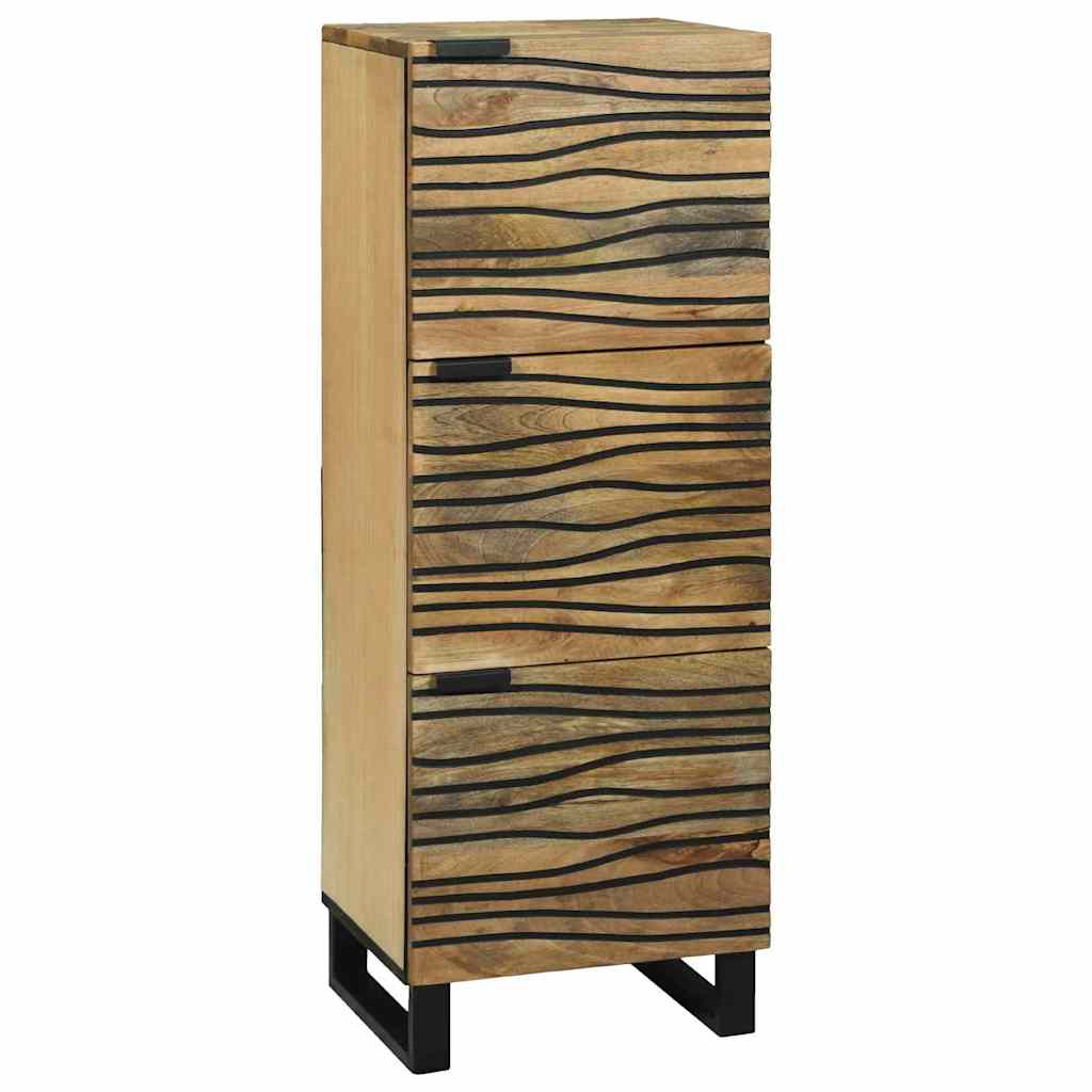 Highboard Bruin 40 x 33 x 110 cm massief mangohout is nu te koop bij PeponiXL, paradijselijk wonen!