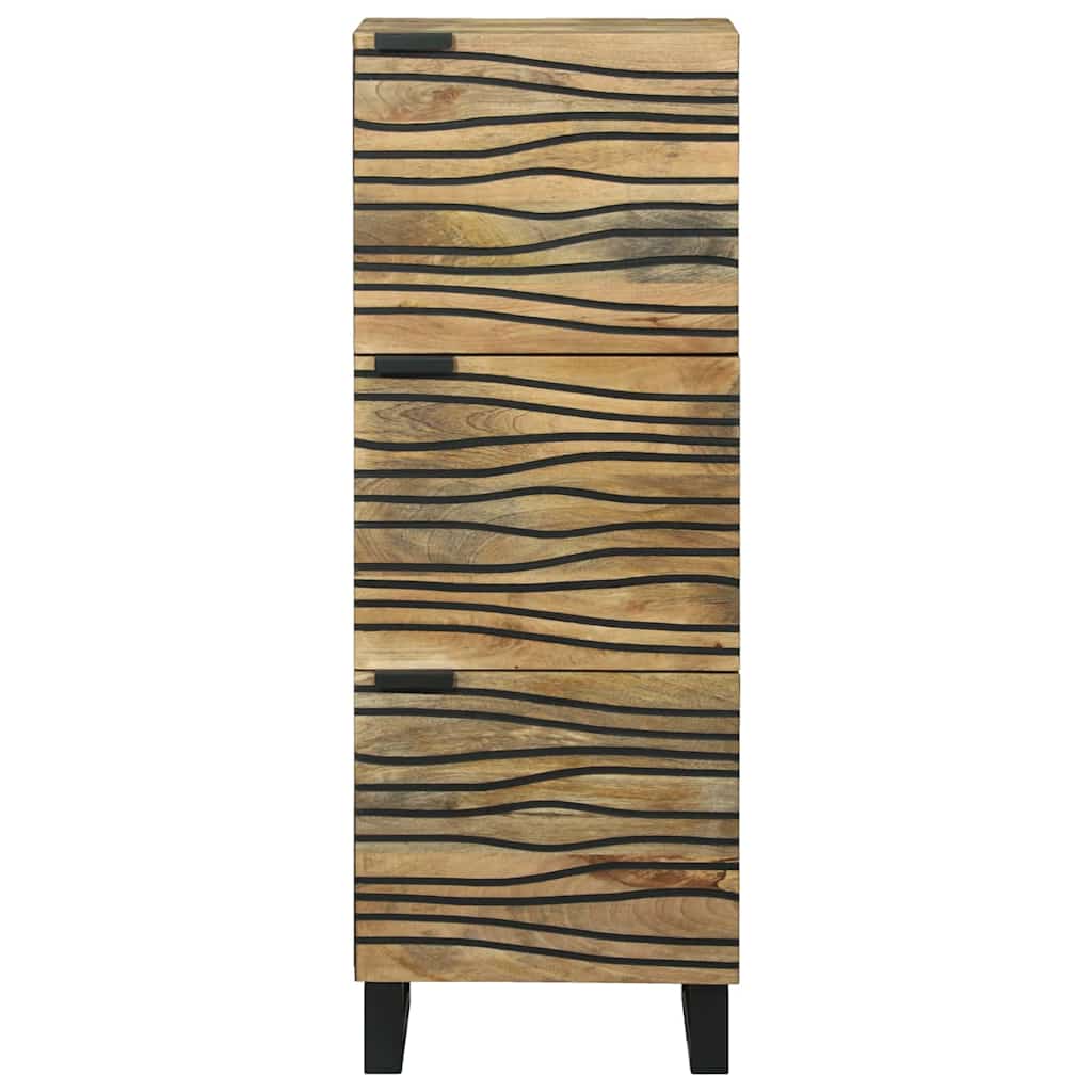 Highboard Bruin 40 x 33 x 110 cm massief mangohout is nu te koop bij PeponiXL, paradijselijk wonen!