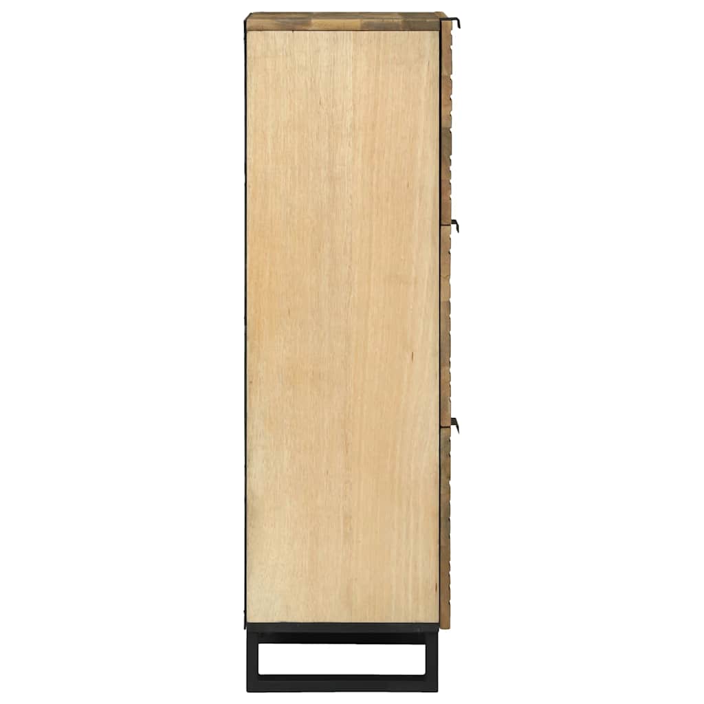 Highboard Bruin 40 x 33 x 110 cm massief mangohout is nu te koop bij PeponiXL, paradijselijk wonen!