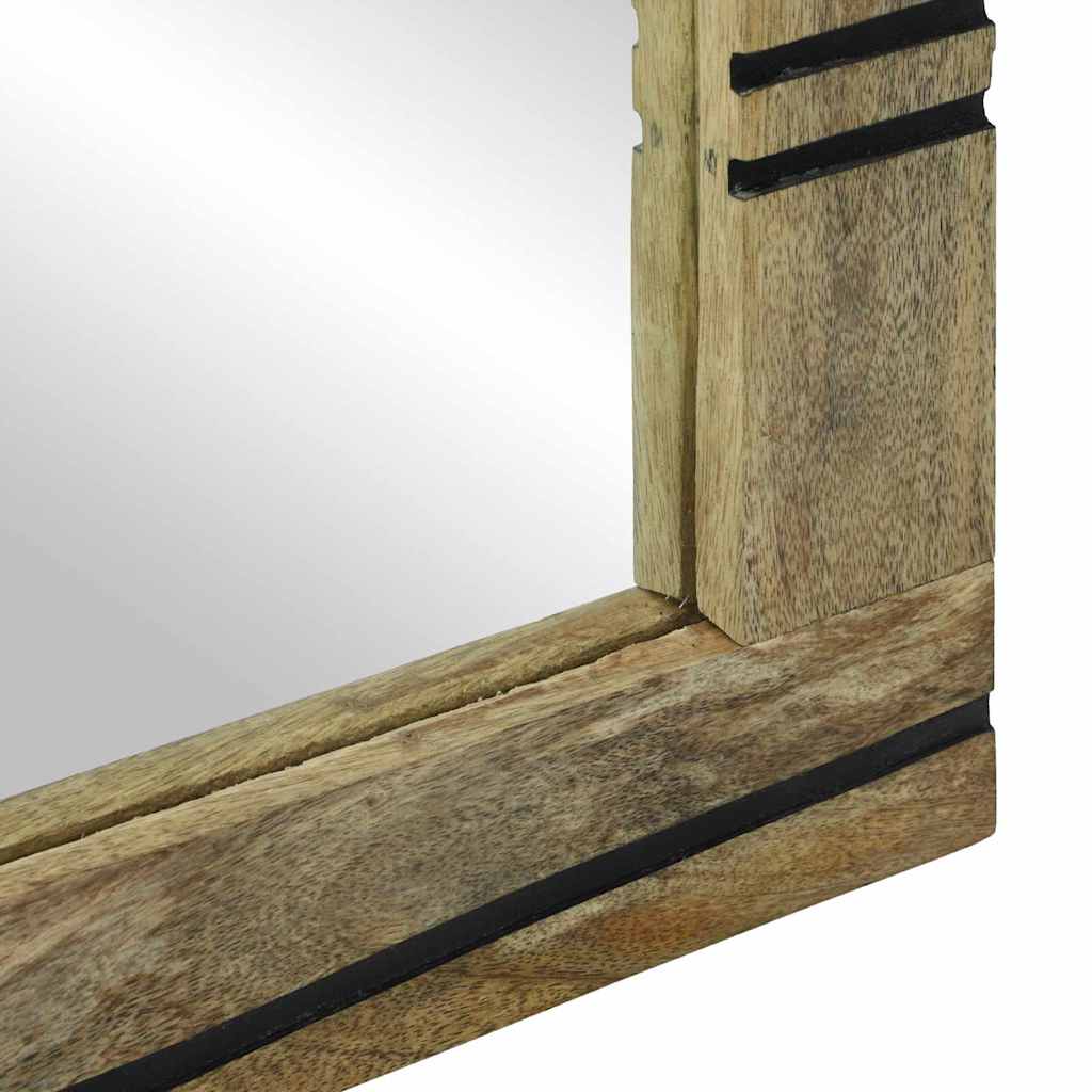 Badkamer Spiegel met spiegel Bruin 70 x 50 x 2,5 cm is nu te koop bij PeponiXL, paradijselijk wonen!