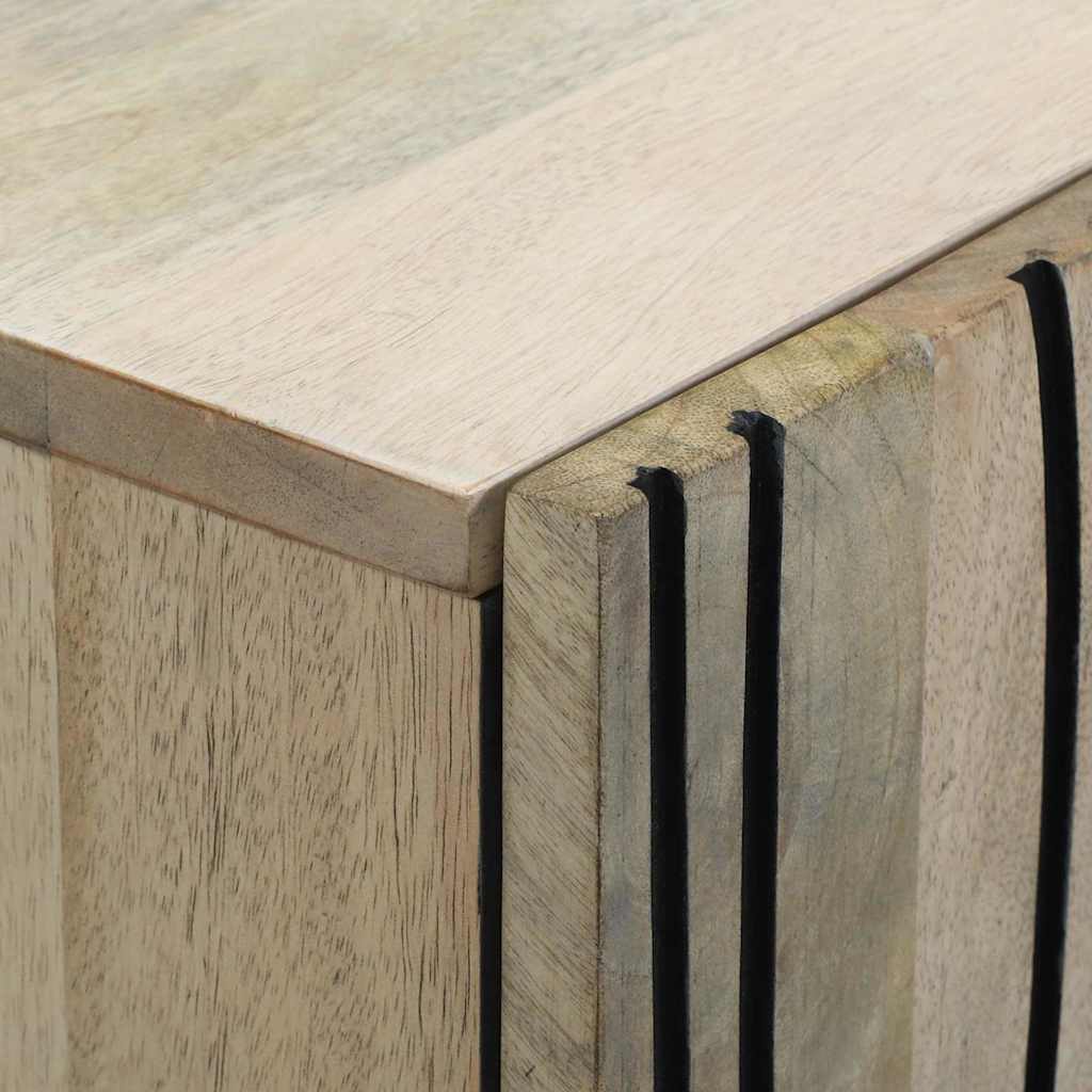 Dressoir Wit 60 x 33,5 x 75 cm Massief Mango Hout is nu te koop bij PeponiXL, paradijselijk wonen!