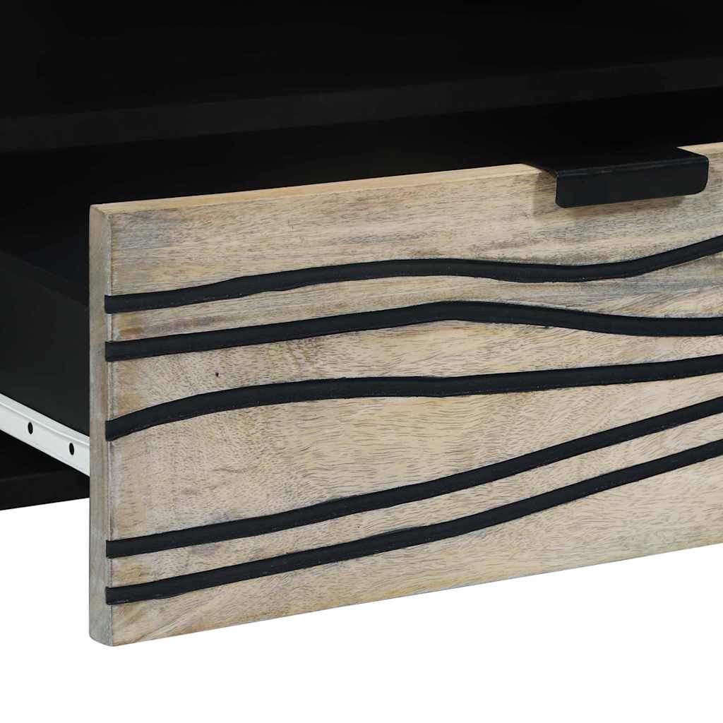 TV Eenheden met lade Wit 80 x 33 x 46 cm Bewerkt hout is nu te koop bij PeponiXL, paradijselijk wonen!