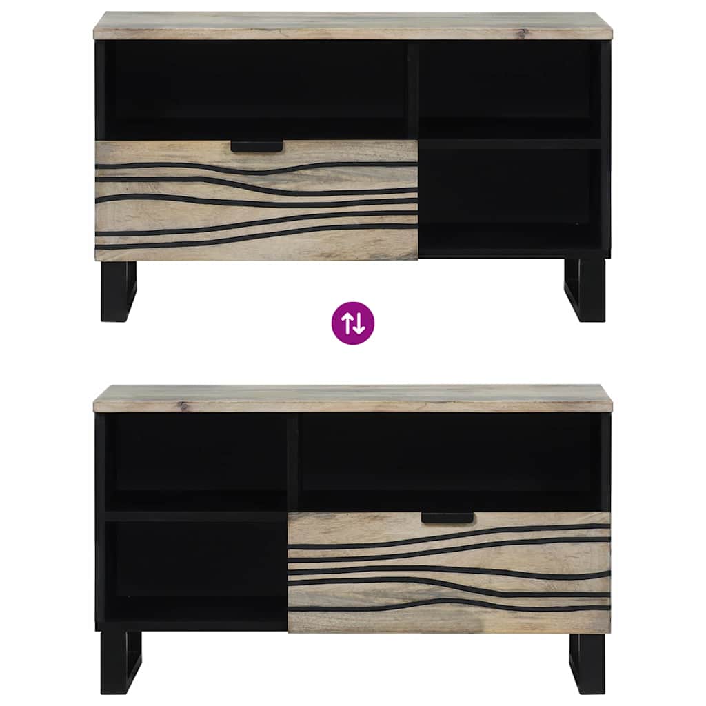 TV Eenheden met lade Wit 80 x 33 x 46 cm Bewerkt hout is nu te koop bij PeponiXL, paradijselijk wonen!
