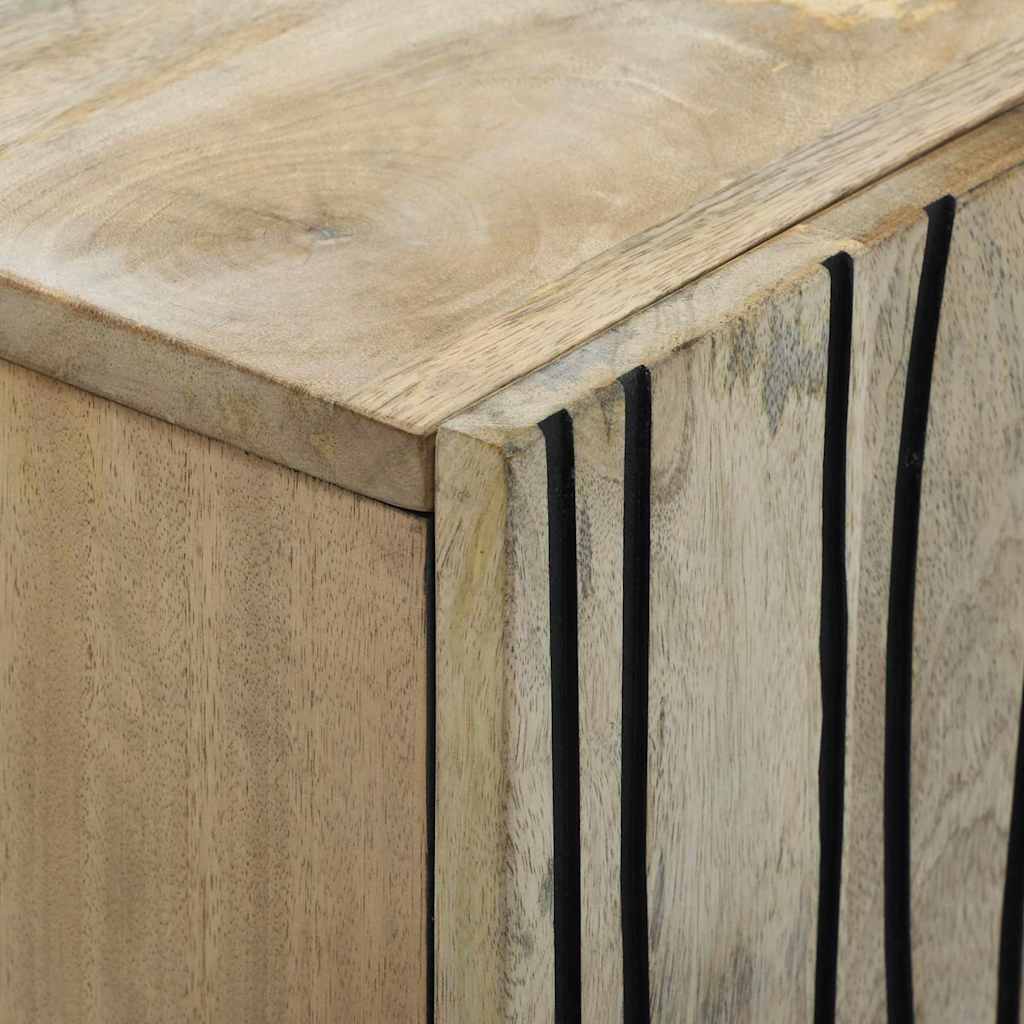 Dressoir Wit 90 x 33 x 75 cm massief mangohout is nu te koop bij PeponiXL, paradijselijk wonen!