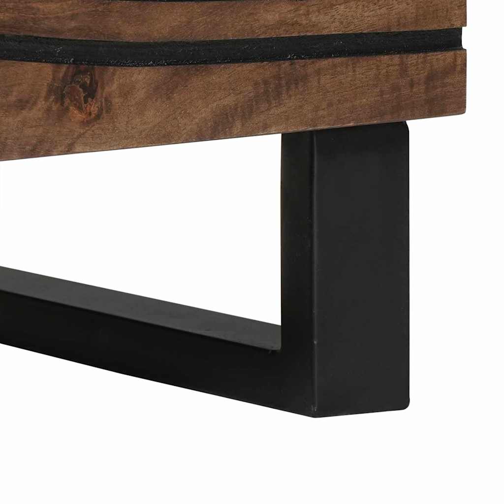 Nachtkastje Walnotenhout 40 x 33 x 46 cm Massief acaciahout is nu te koop bij PeponiXL, paradijselijk wonen!