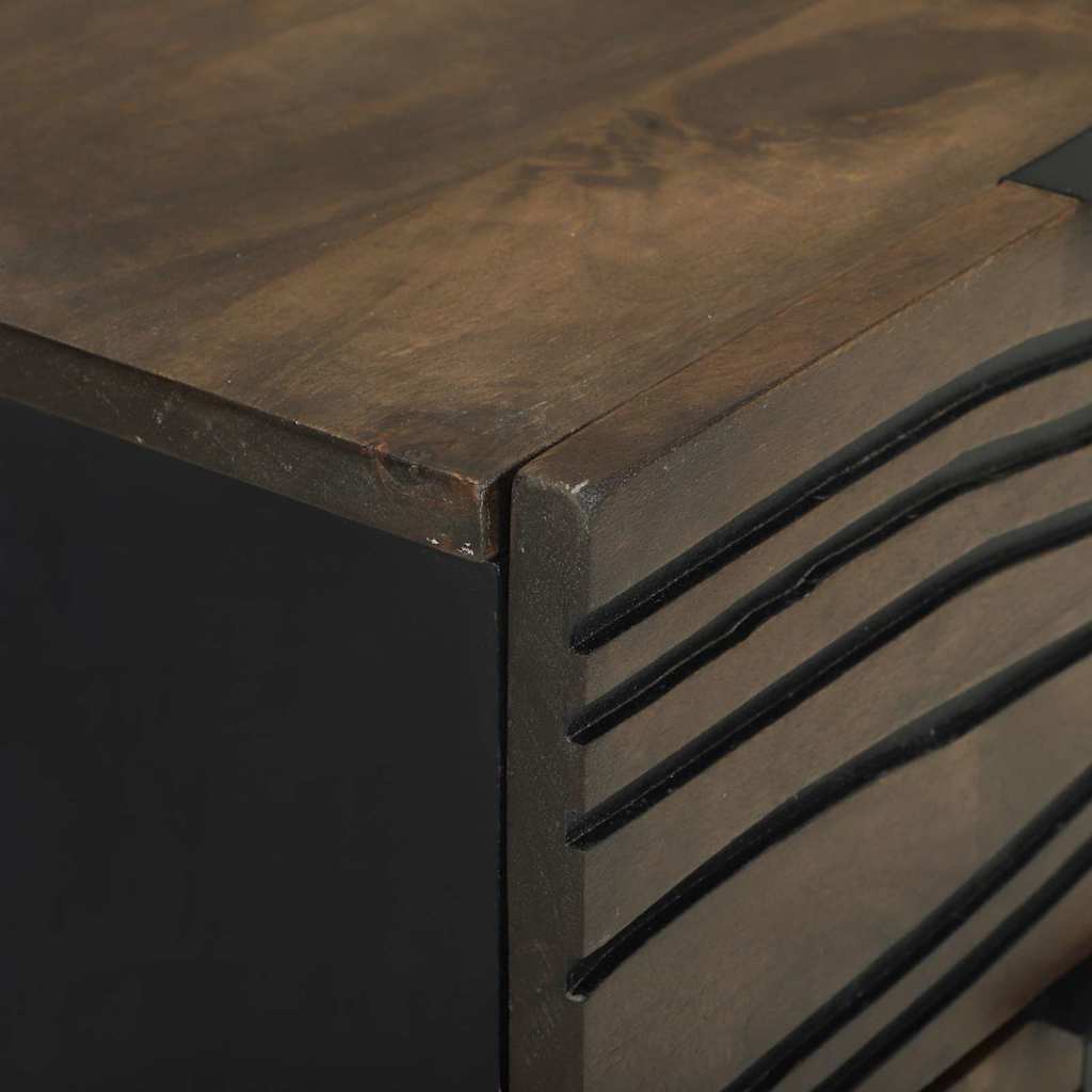 Nachtkastje Walnotenhout 40 x 33 x 46 cm Massief acaciahout is nu te koop bij PeponiXL, paradijselijk wonen!