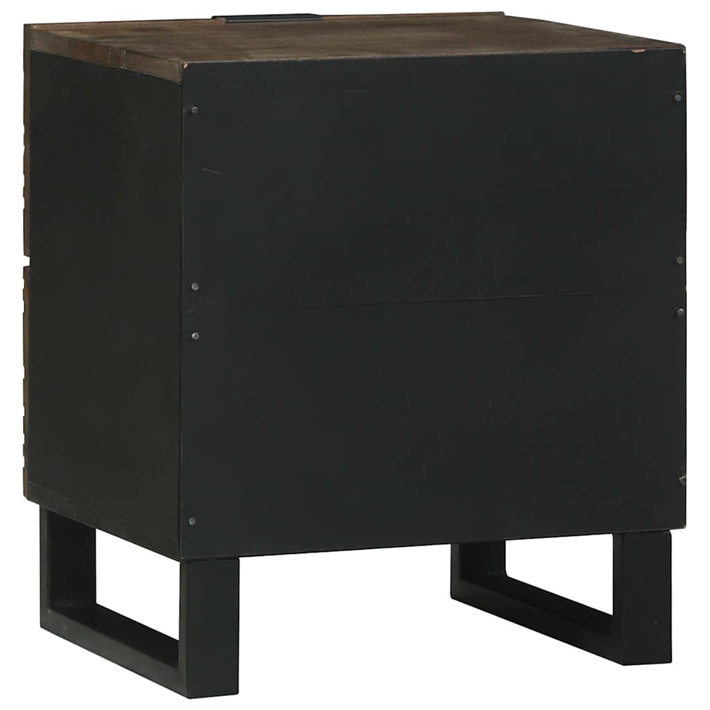 Nachtkastje Walnotenhout 40 x 33 x 46 cm Massief acaciahout is nu te koop bij PeponiXL, paradijselijk wonen!