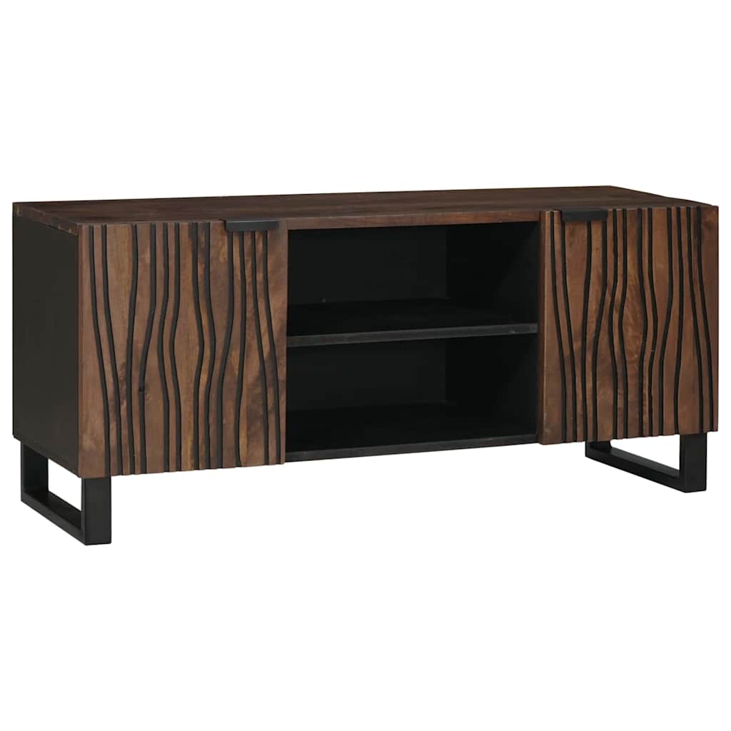 TV Eenheden Walnotenhout 105 x 33 x 46 cm Bewerkt hout is nu te koop bij PeponiXL, paradijselijk wonen!