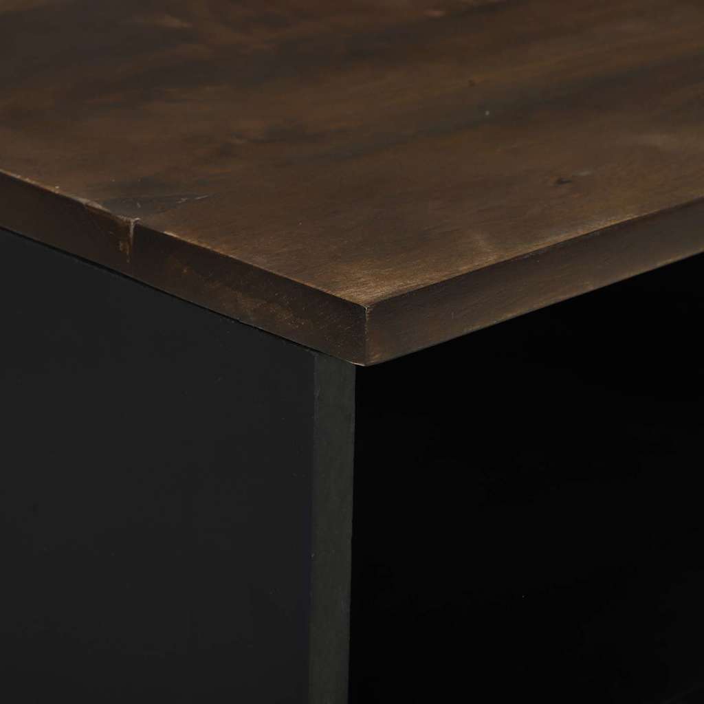 Nachtkastje Walnotenhout 40 x 33 x 46 cm Massief acaciahout is nu te koop bij PeponiXL, paradijselijk wonen!