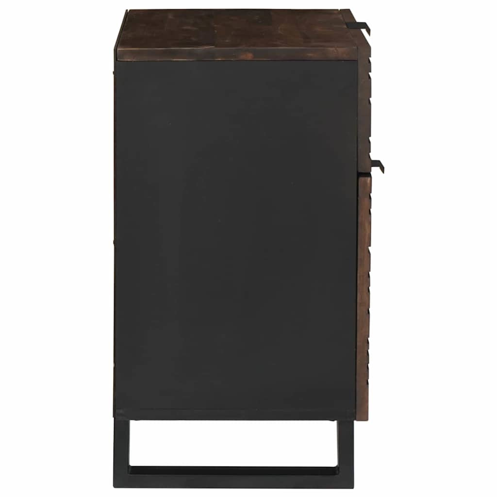 Nachtkastje Walnotenhout 50 x 33 x 60 cm Massief acaciahout is nu te koop bij PeponiXL, paradijselijk wonen!