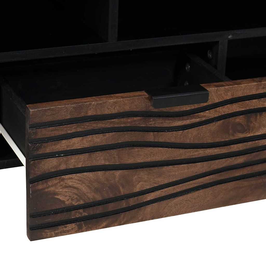 TV Eenheden met lade Walnotenhout 105 x 33 x 46 cm Bewerkt hout is nu te koop bij PeponiXL, paradijselijk wonen!