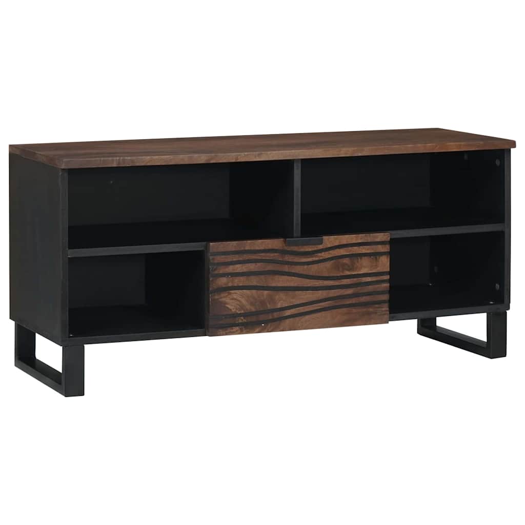 TV Eenheden met lade Walnotenhout 105 x 33 x 46 cm Bewerkt hout is nu te koop bij PeponiXL, paradijselijk wonen!