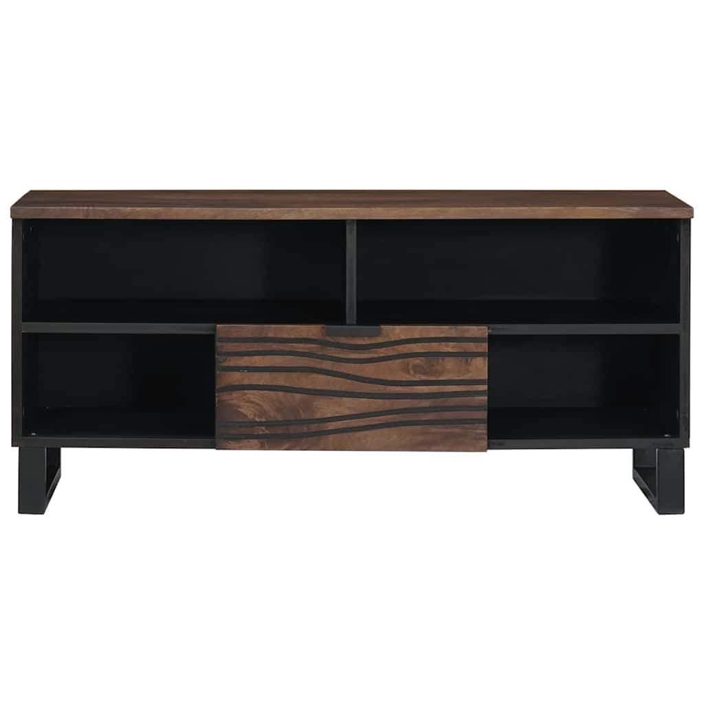 TV Eenheden met lade Walnotenhout 105 x 33 x 46 cm Bewerkt hout is nu te koop bij PeponiXL, paradijselijk wonen!