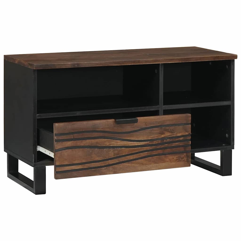 TV Eenheden met lade Walnotenhout 80 x 33 x 46 cm Bewerkt hout is nu te koop bij PeponiXL, paradijselijk wonen!