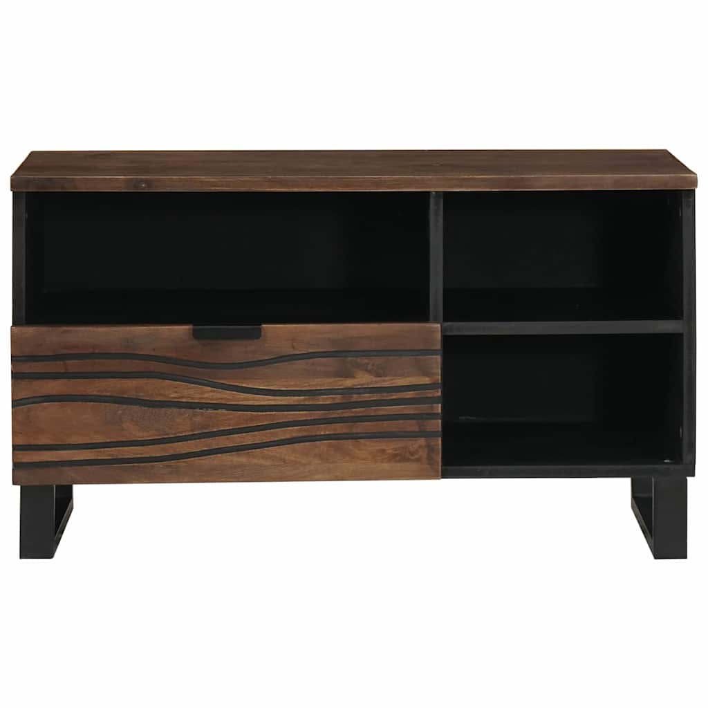 TV Eenheden met lade Walnotenhout 80 x 33 x 46 cm Bewerkt hout is nu te koop bij PeponiXL, paradijselijk wonen!