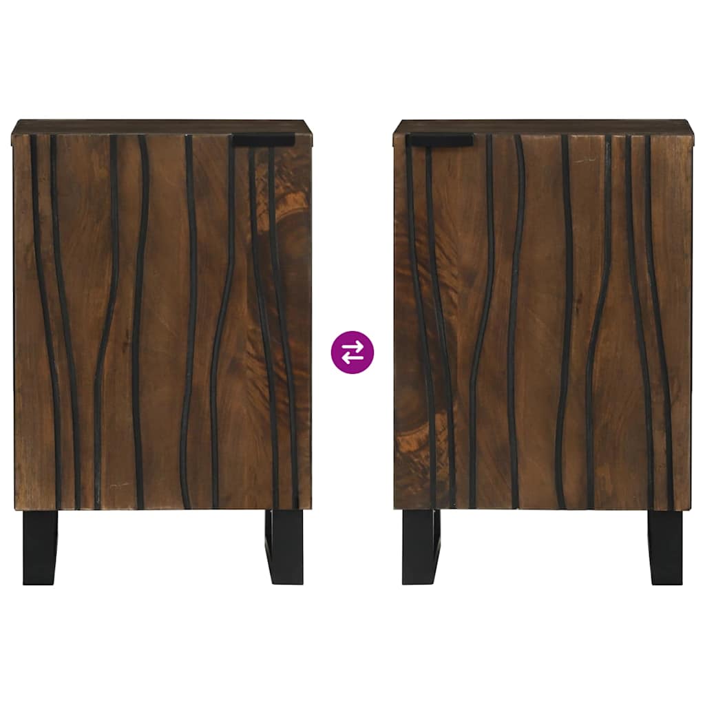 Badkamertenk te kast met plank Walnotenhout 38 x 33,5 x 58 cm is nu te koop bij PeponiXL, paradijselijk wonen!