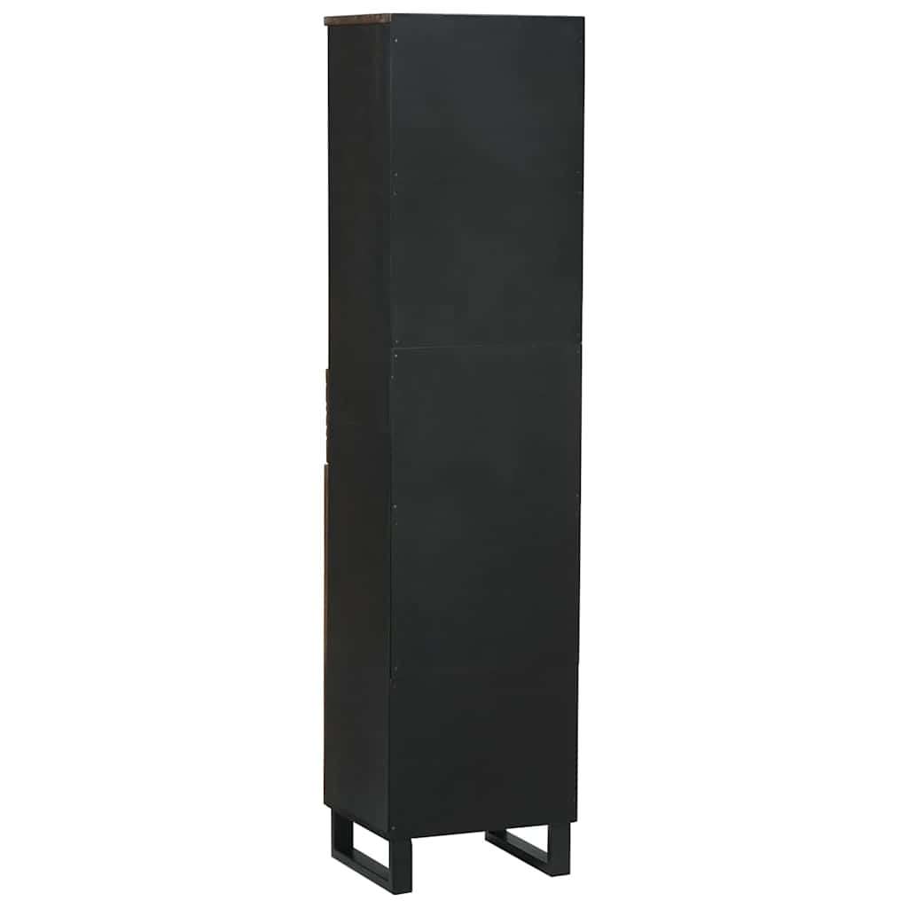 Badkamer wastafelkast met plank Walnotenhout 38 x 33 x 160 cm is nu te koop bij PeponiXL, paradijselijk wonen!