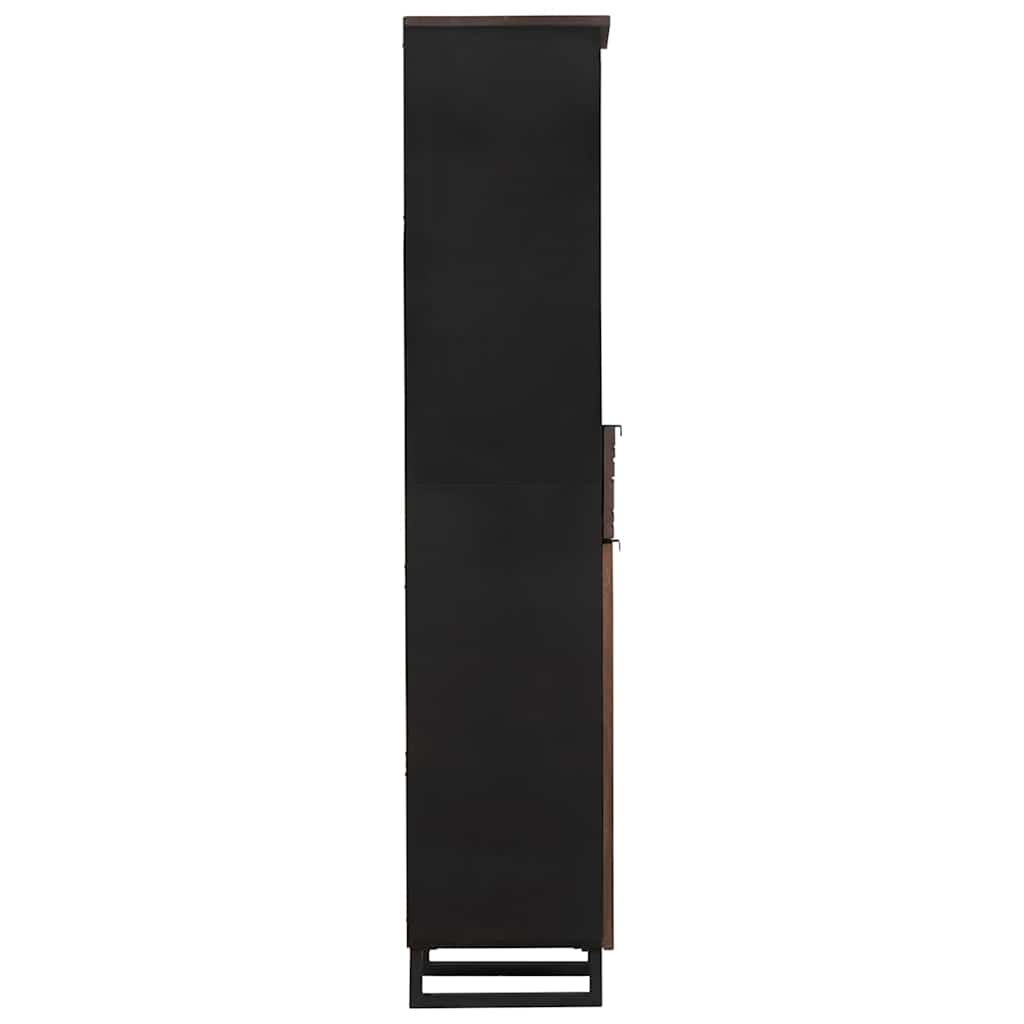 Badkamer wastafelkast met plank Walnotenhout 38 x 33 x 160 cm is nu te koop bij PeponiXL, paradijselijk wonen!