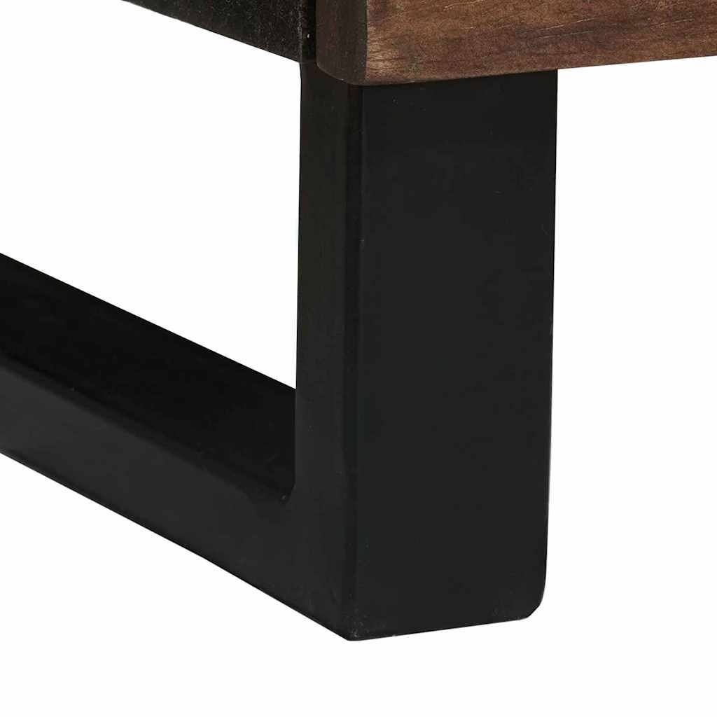 Dressoir met lade Bruin 40 x 33 x 75 cm massief mangohout is nu te koop bij PeponiXL, paradijselijk wonen!