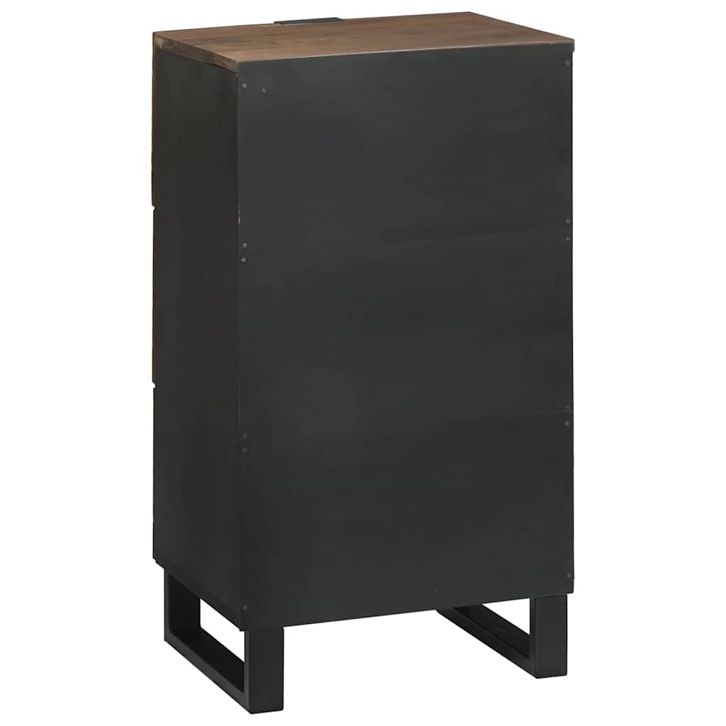 Dressoir met lade Bruin 40 x 33 x 75 cm massief mangohout is nu te koop bij PeponiXL, paradijselijk wonen!