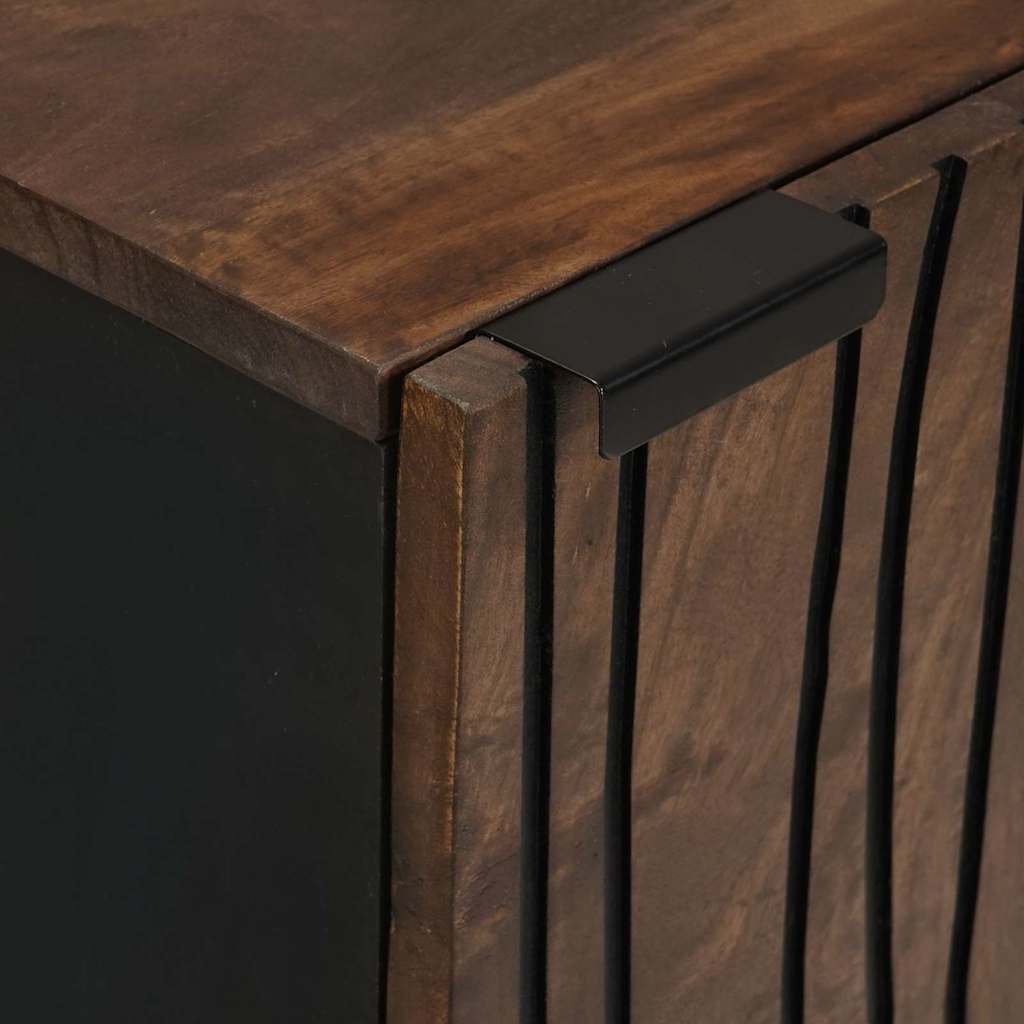 Dressoir Bruin 40 x 33 x 75 cm massief mangohout is nu te koop bij PeponiXL, paradijselijk wonen!